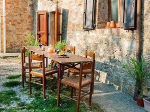 Gruppenhaus Casa Figline Terrasse