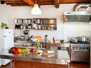 Group accommodation Casa Pomponi Kitchen