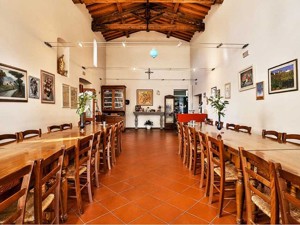 Group accommodation Casa Corniano Dining room