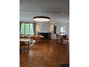 Holiday centre Naturparkhotel Stiftung Begegnungszentrum Rüdlingen Dining room