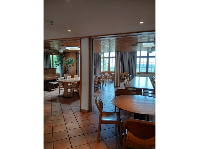 Centre de vacances Naturparkhotel Stiftung Begegnungszentrum Rüdlingen Salle à manger