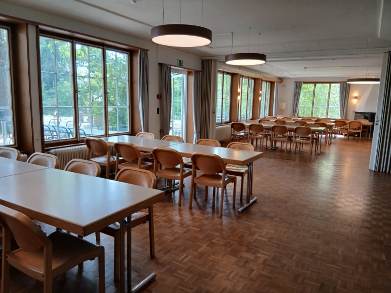 Centre de vacances Naturparkhotel Stiftung Begegnungszentrum Rüdlingen Salle à manger