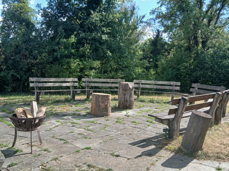 Centre de vacances Naturparkhotel Stiftung Begegnungszentrum Rüdlingen Espace barbecue