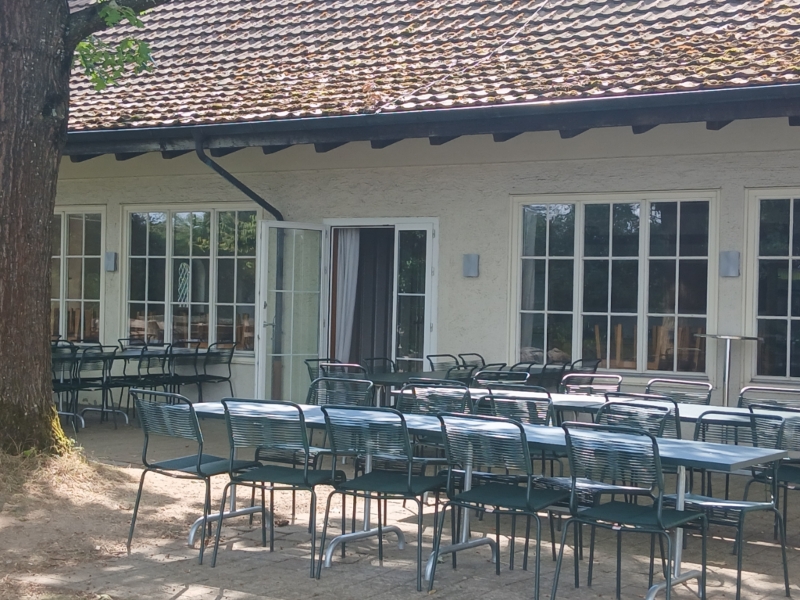 Centre de vacances Naturparkhotel Stiftung Begegnungszentrum Rüdlingen Terrasse