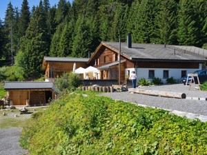 Ferienhaus Edelweisshütte Hausansicht Sommer