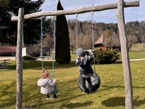 Ferienhaus Spycher im Emmental Spielplatz