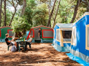 Camping Veruda Island Vue de la maison été