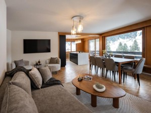 Ferienwohnungen Chalet Alberti Wohnzimmer