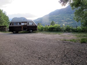 geschlafen werden kann im eigenen Camper