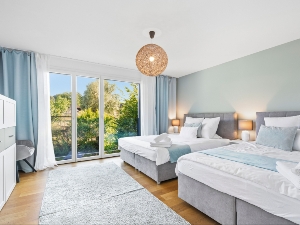 Eines der Schlafzimmer