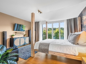 Haus Ferienhausträume Oase Bodensee Schlafzimmer