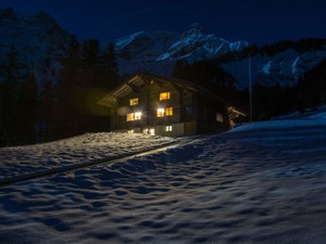 Gruppenhaus Chalet Nr. 1 Lage Winter