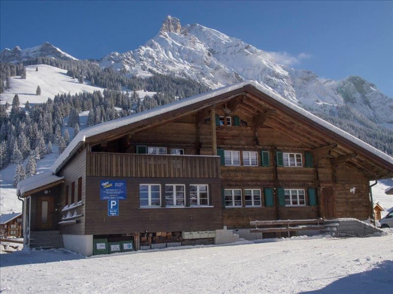 Group accommodation Chalet Nr. 5 House view winter