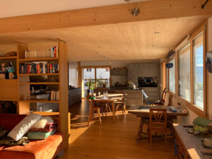 Holiday home Panoramablick Dining and lounge room