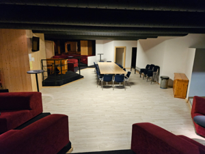 Group accommodation Anzère Vacances Group Dining and lounge room