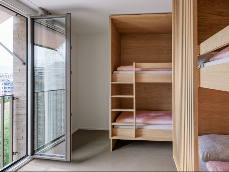 Jugendherberge Genf Mehrbettzimmer