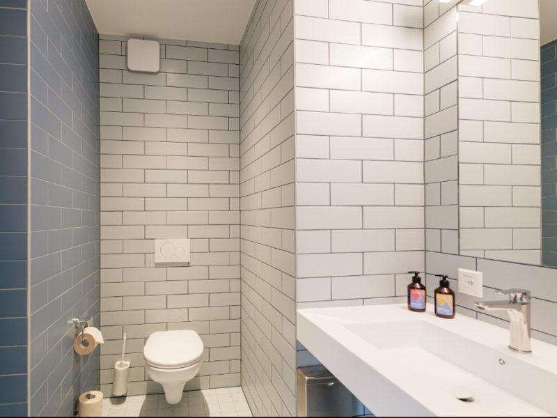 Jugendherberge Genf Badezimmer