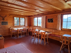 Chalet Lueg is Tal Ess- und Aufenthaltsraum