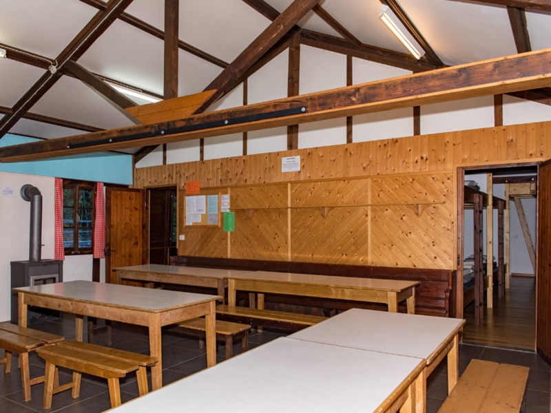 Camp Campo Pestalozzi Dining and lounge room