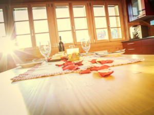 Gruppenunterkunft Pfründhaus Esszimmer