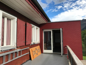 Ferienhaus Schwyzerhüsli Balkon