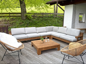 Ferienhaus Klopfer Haus Terrasse