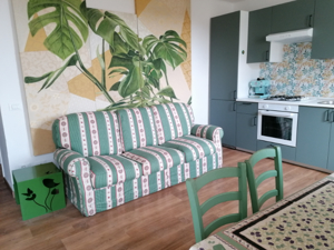 Ferienwohnung Floral House Wohnzimmer