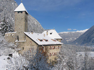Maison de groupes Schloss Neuhaus Vue de la maison hiver