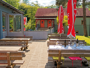 Jugendherberge Velden Cap Wörth Terrasse