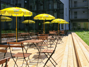 Jugendherberge Brigittenau Youth Palace Terrasse