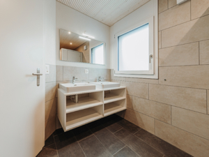 Ferienhaus am See Badezimmer