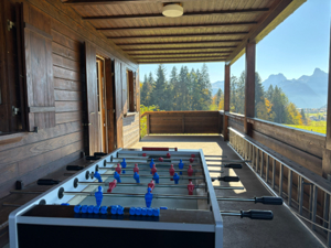 Maison de vacances Saanenmöser Terrasse