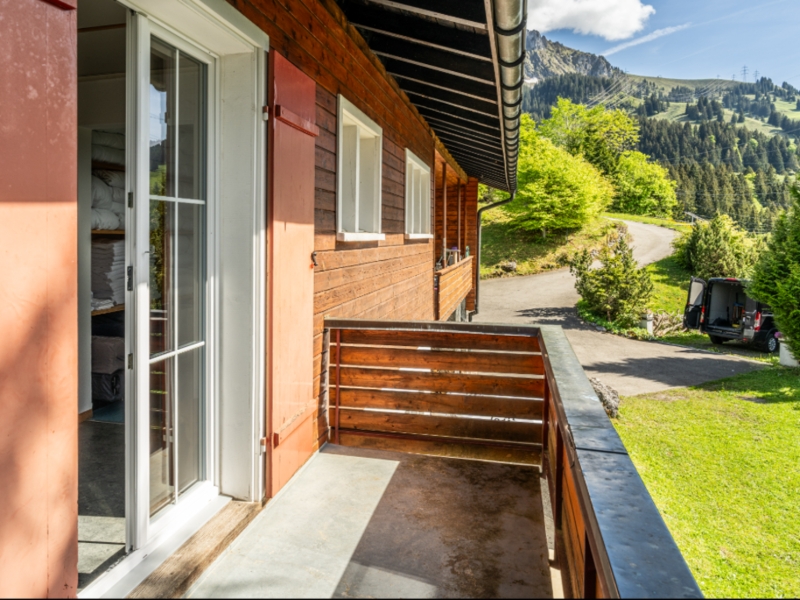 Gruppenhaus Mullern Balkon