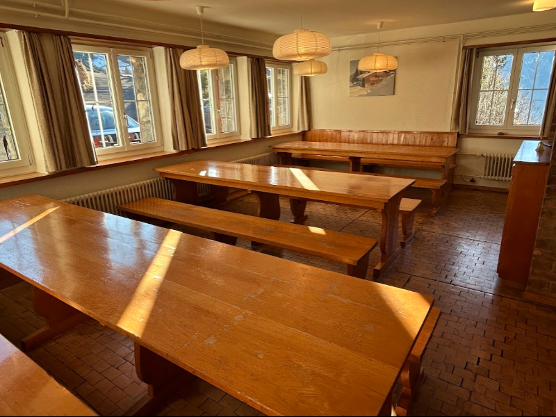 Group accommodation Mullern Dining room