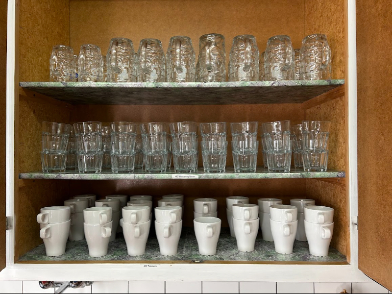 Group accommodation Mullern Kitchen