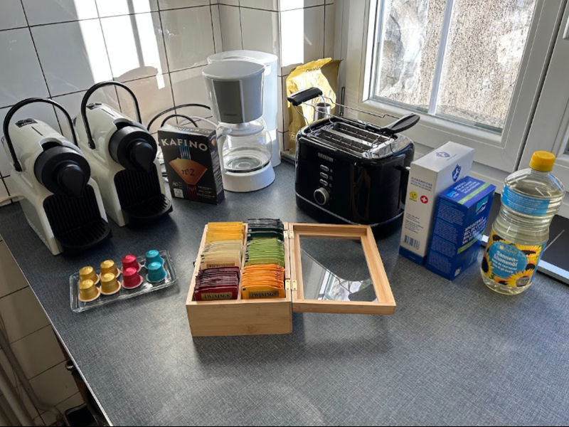 Group accommodation Mullern Kitchen