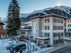 Hotel Wynegg House view winter