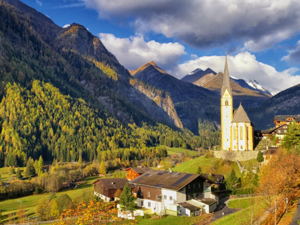 Jugendherberge Heiligenblut Aussicht Sommer