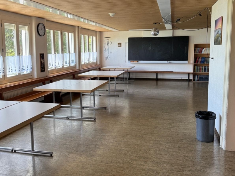 Ferienheim Prägelz Aufenthaltsraum