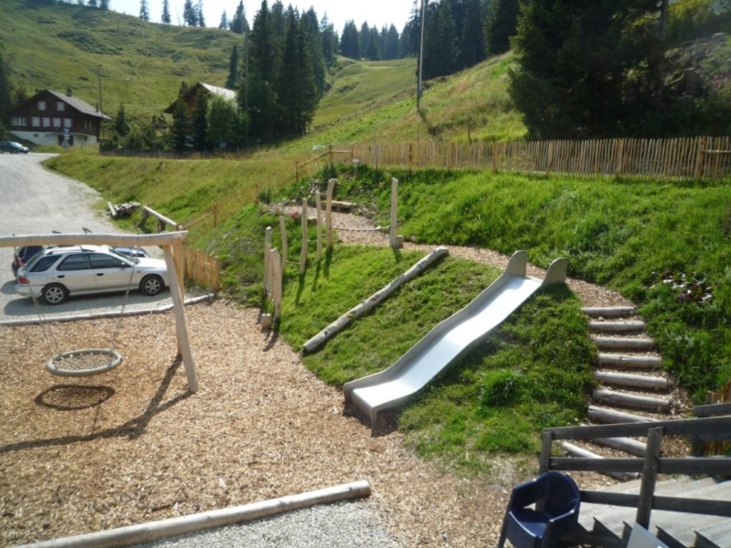 Mountain hut Selital Playground