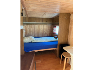 Camping Le Chandelier Chalets & Wohnmobile Schlafzimmer