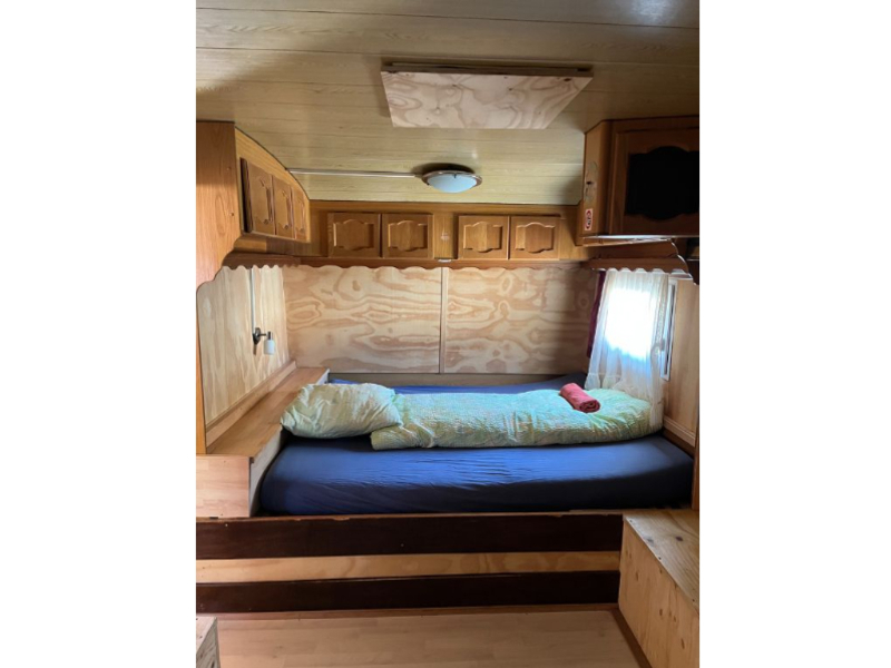 Camping Le Chandelier Chalets & Wohnmobile Schlafzimmer