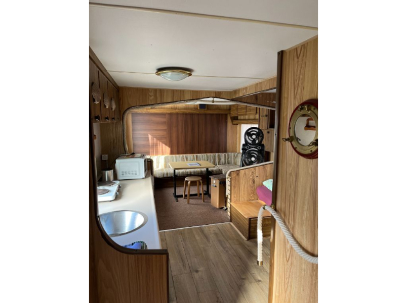 Camping Le Chandelier Chalets & Wohnmobile Küche