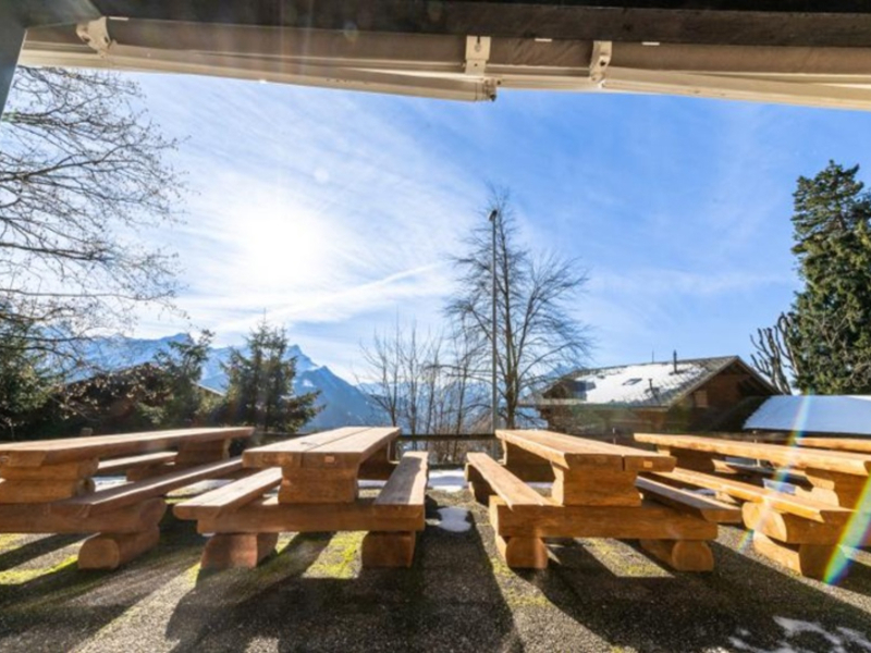 Chalet Le Petit Poucet Terrasse