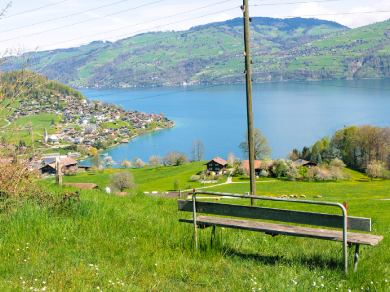 Boyscout camp Hentschenried Spiez View
