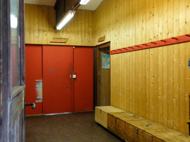 Boyscout camp Hentschenried Spiez Entrance area