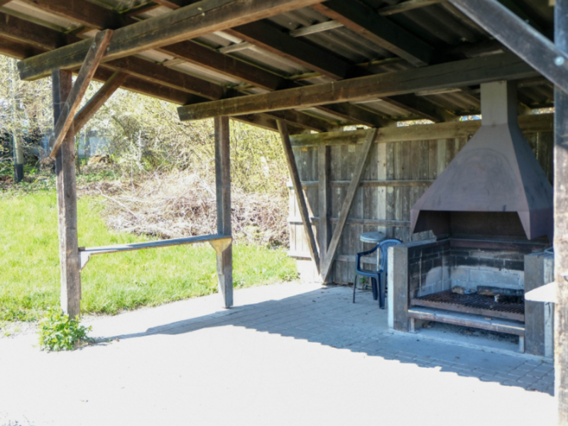 Boyscout camp Hentschenried Spiez Barbecue area