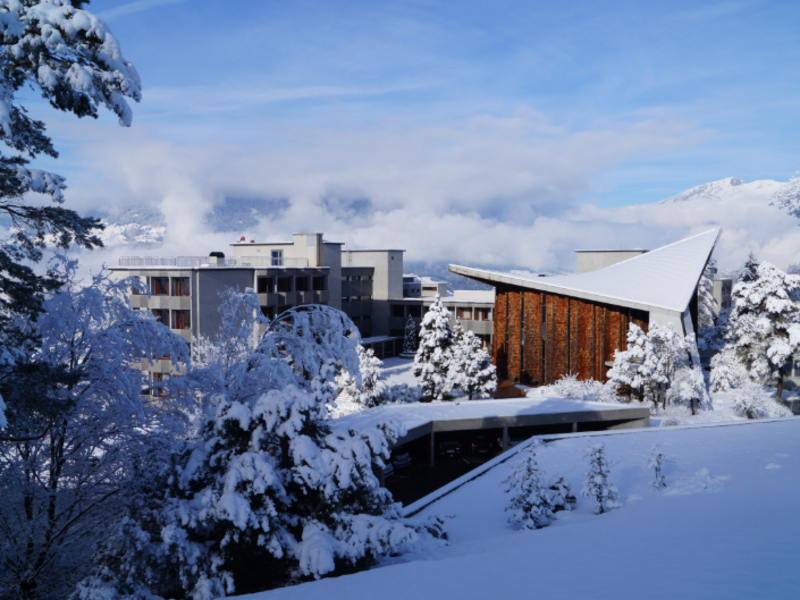 Guest house Kloster Bethanien House view winter