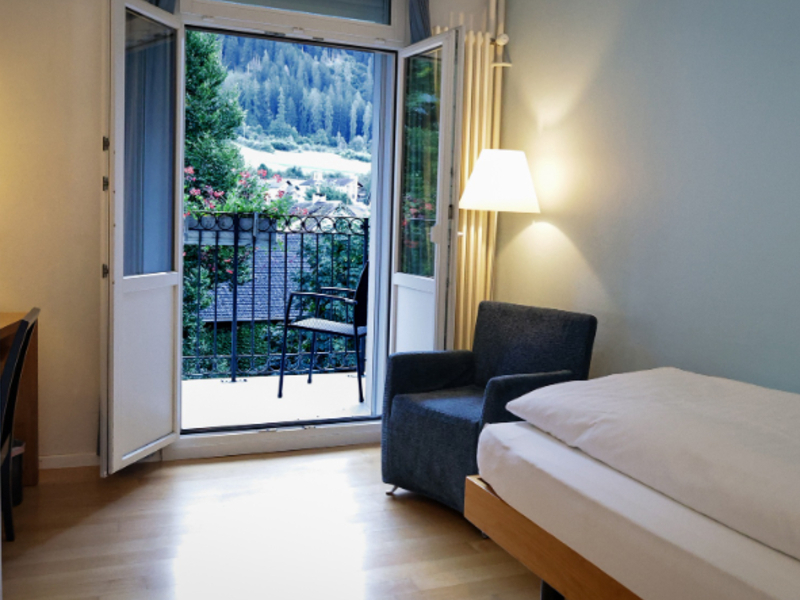 Hotel Fravi Schlafzimmer