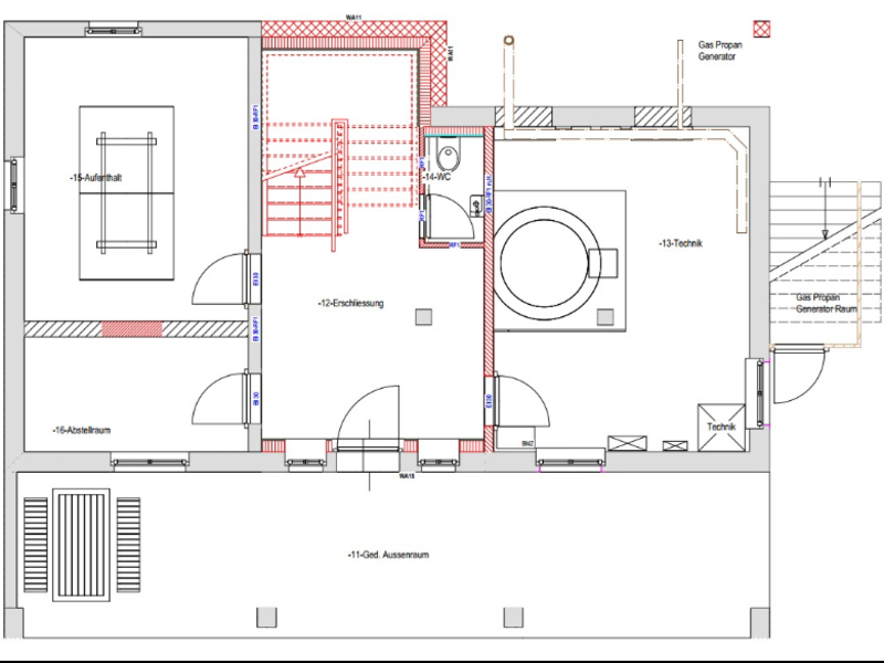 Pfadiheim Haselhaus Grundriss